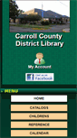 Mobile Screenshot of carrolllibrary.org